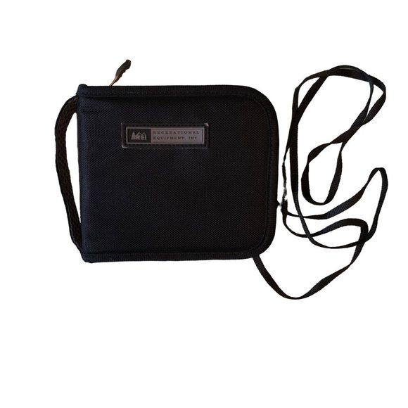 REI Accessories Rei Unisex Black Medium Travel Neck Wallet Poshmark
